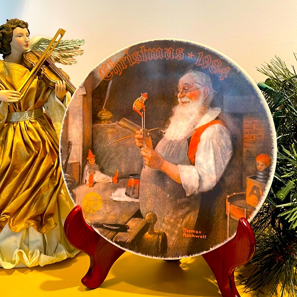 Christmas 1984 plate